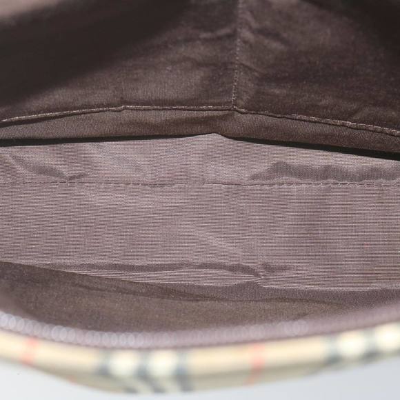 BURBERRY Nova Check Tote Bag Canvas Beige Auth 66489 - Picture 11 of 16